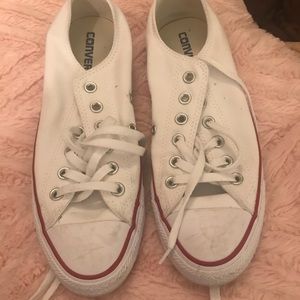 White Low Top Converse